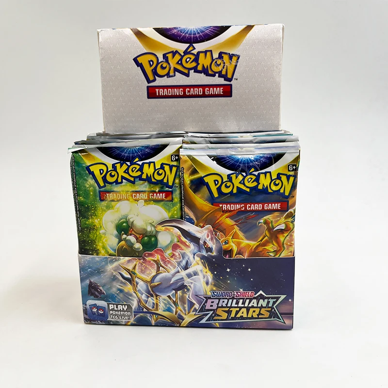 360pcs/Box Pokemon Cards Sword & Shield Sun & Moon Booster Packs Evolution Booster Box Chilling Reign