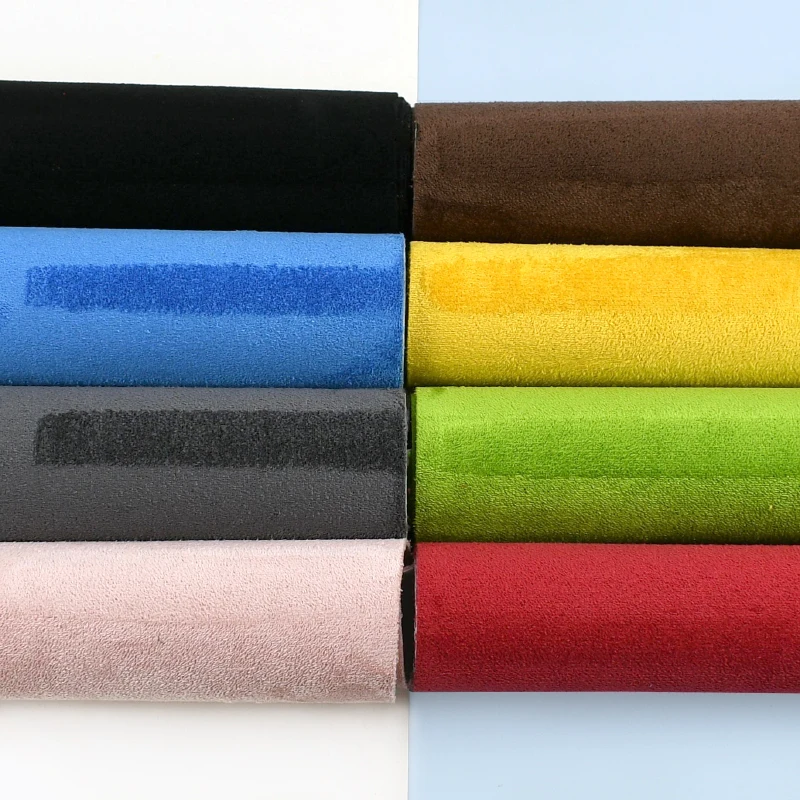 Luxury Suede Self-Adhesive Fabric for Interior Trim & Decor - Versatile Sizes, 0.8mm Thick Velvet Finish