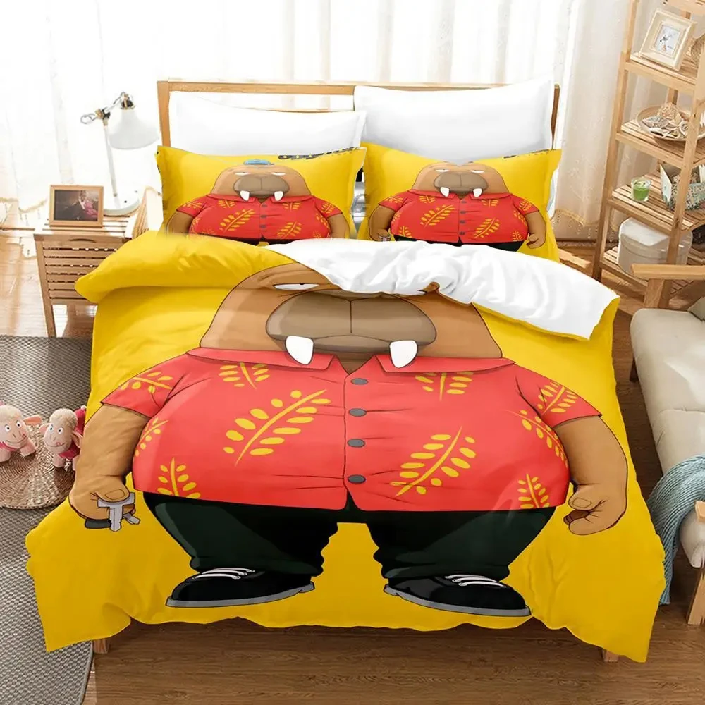 

Anime Odd Taxi Bedding Set Boys Girls Twin Queen Size Duvet Cover Pillowcase Bed Kids Adult Fashion Home Textile Customizable