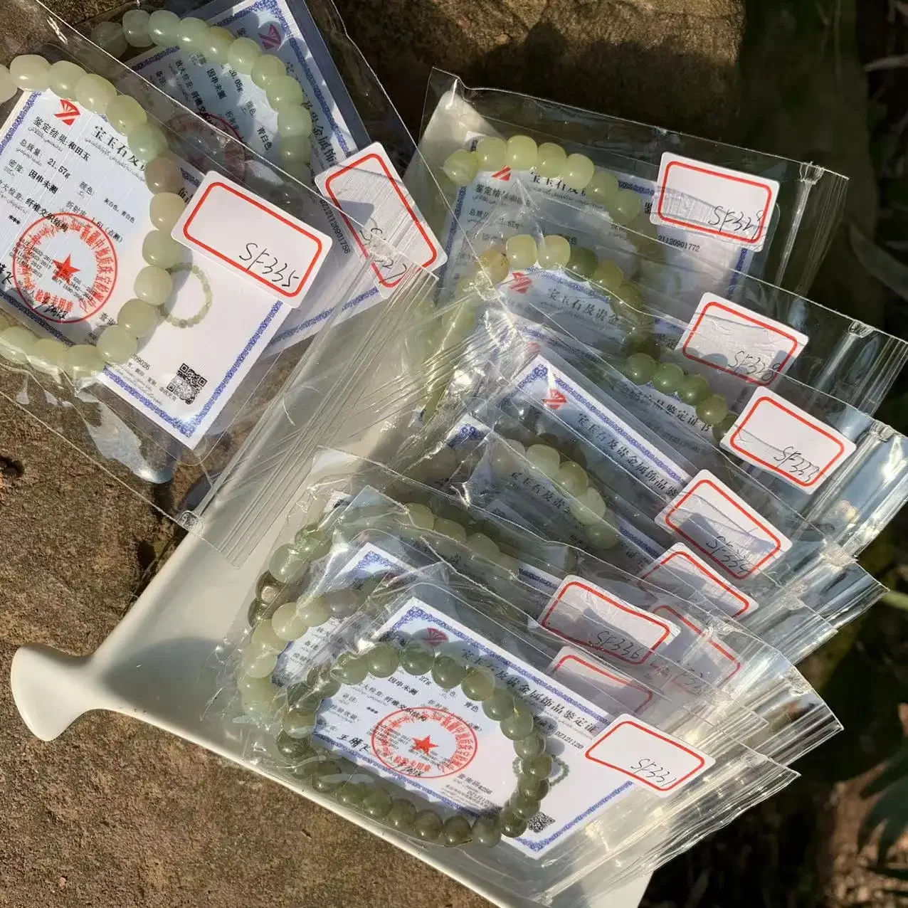 8MM Natural Green Hetian Jade Bracelet Women's Bracelets Jewelry For WomenNephrite Jewelry Wholesale Natural Stone