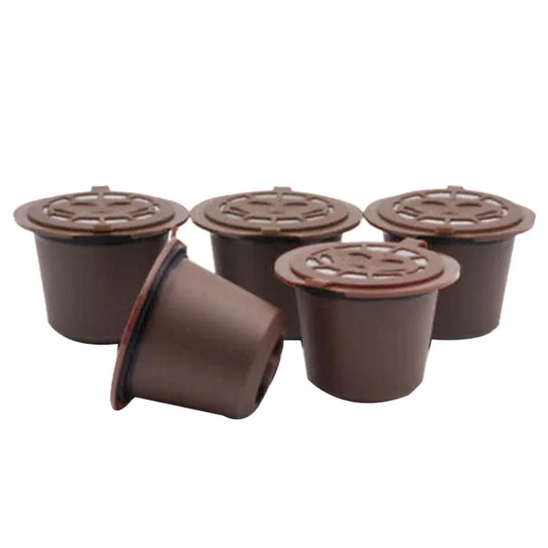 

5/шт. Капсулы для кофе из нержавеющей стали для кофемашины Nespresso (B)