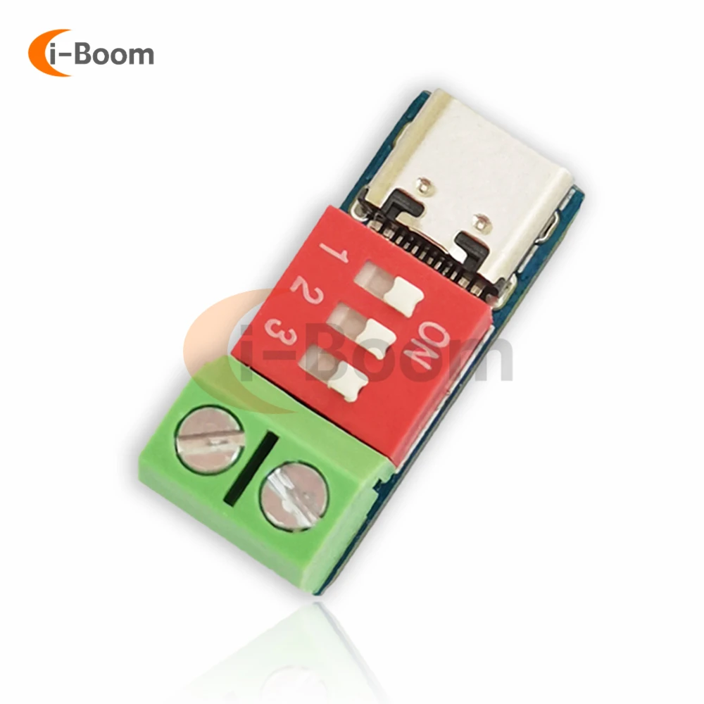 

10Pcs / 1Pcs PD QC 2.0 3.0 Decoy Module Fast Charging Test Board Adjustable Voltage 5~20V Support USB Type-C Interface