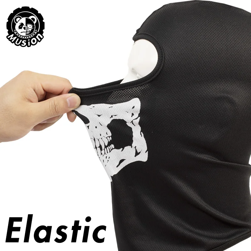 Black Ghosts Balaclava Full Face Mask for Outdoor Adventures and Sports