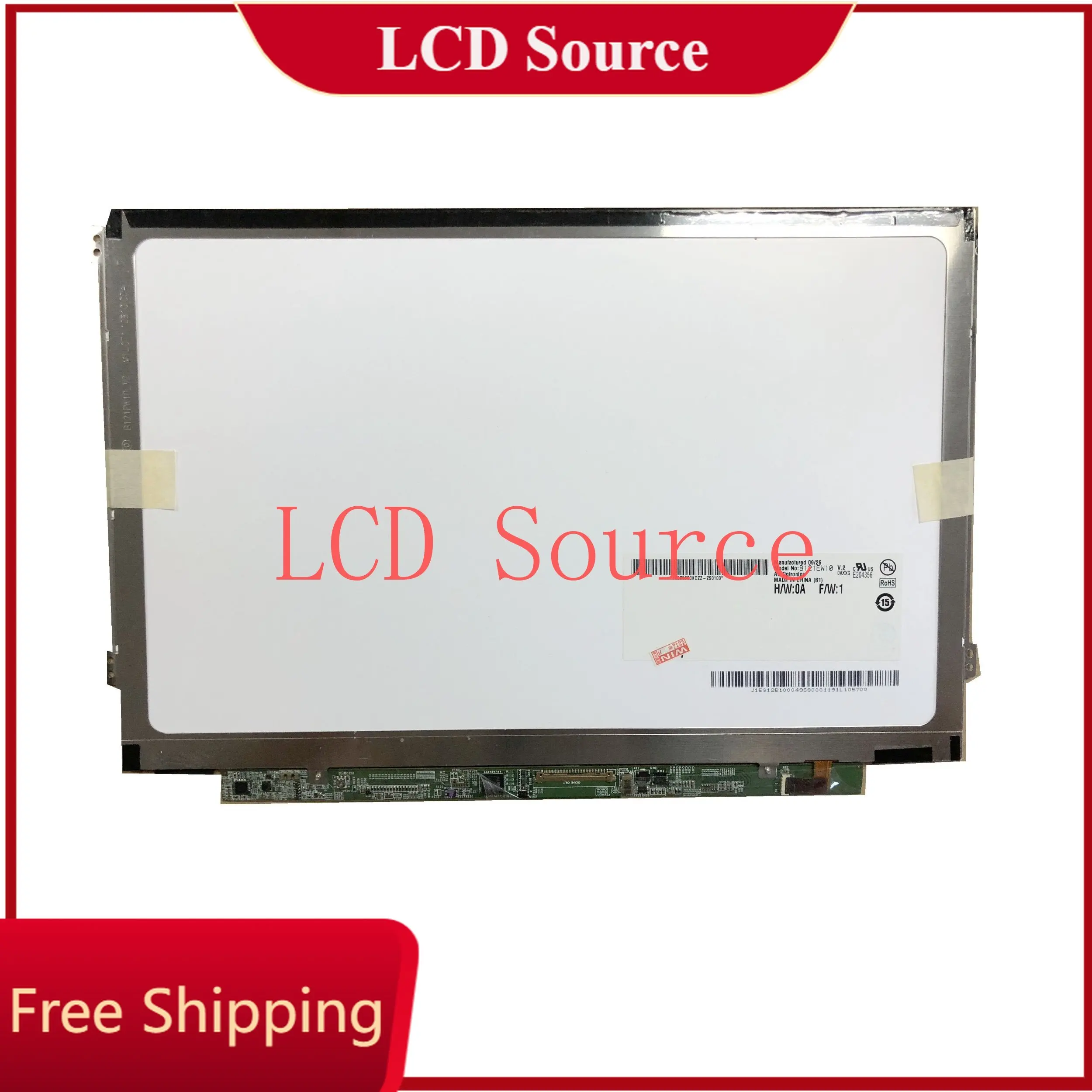 

B121EW10 V.2 B121EW10 V2 LED DISPLAY SCREEN GLOSSY PANEL Replacement NEW 12.1"