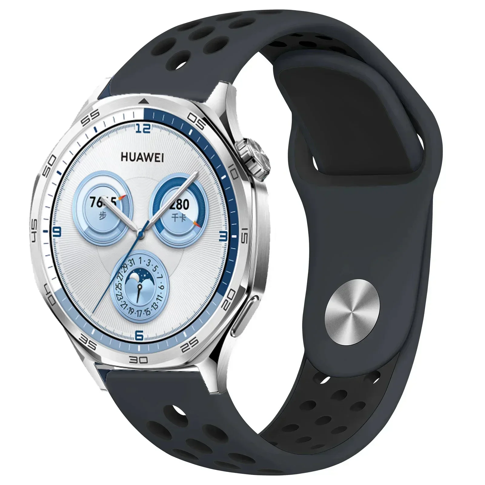 Premium Silicone Watch Strap - Adjustable Rubber Wristband