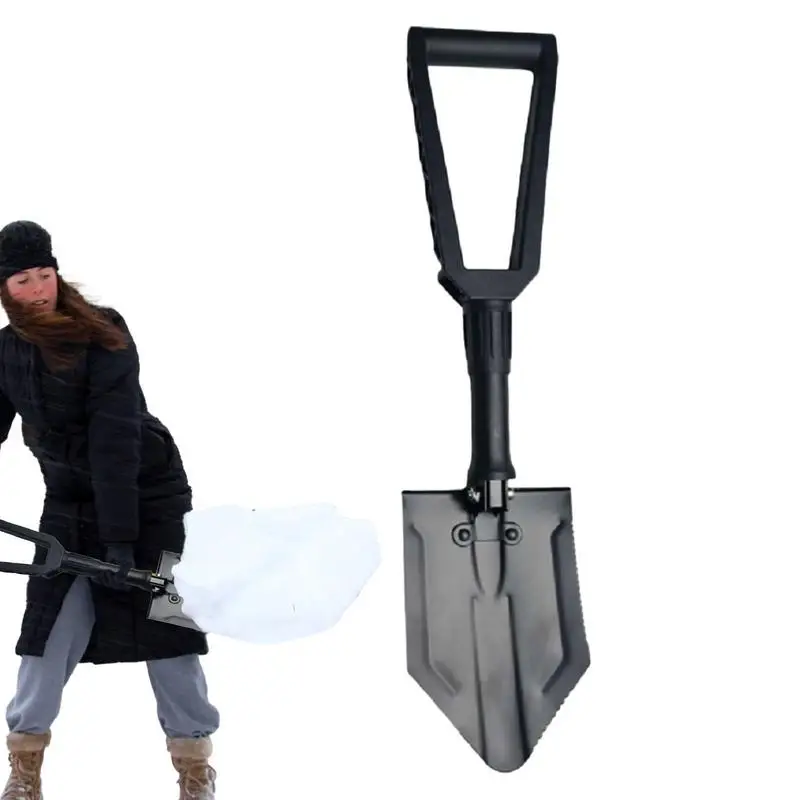 

snow shovel Snow Cleaning Shovel with Storage Bag for Driveway portable Snow Shovel Winter Snow Gardens Parking Lot Ice Scraper