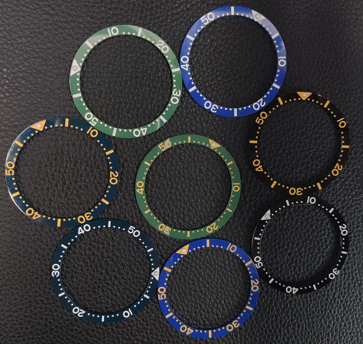39.3*32.7mm Flat Ceramic Bezel Insert substitute watch insert ring luminous celebrities Watch Accessories, watch repair tool