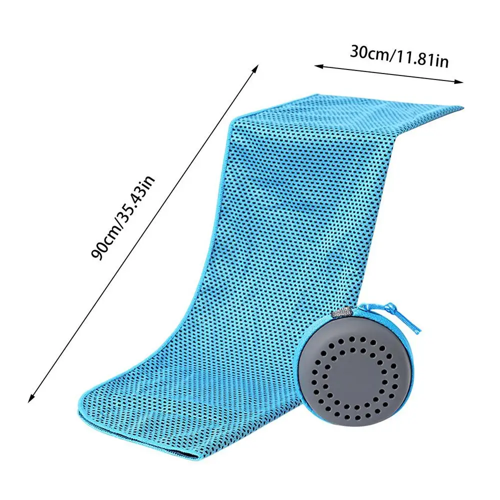 Serviette Rafraîchissante Pour Le Cou - Polyester Absorbant - Boîte Incluse - 90x30 Cm