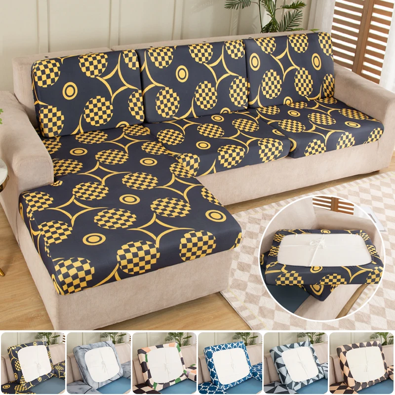 Replacement Sofa Seat Cushion Cover Couch Slip Covers Fabric Stretchy Protector 