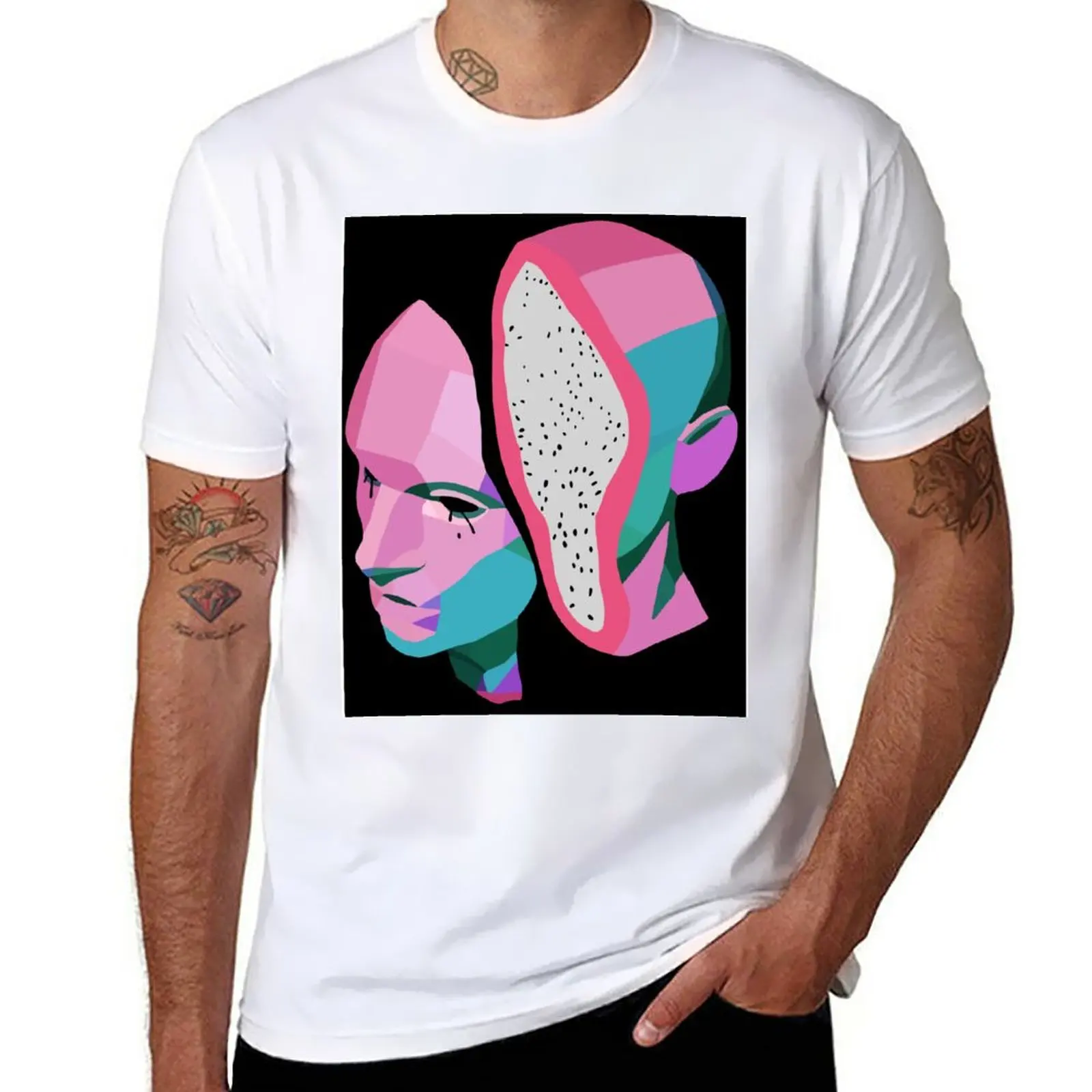 New Dragon Fruit T-Shirt Sweat Shirt Blank T-Shirt T-Shirt Per Un Ragazzo T-Shirt Corta Da Uomo Firmata