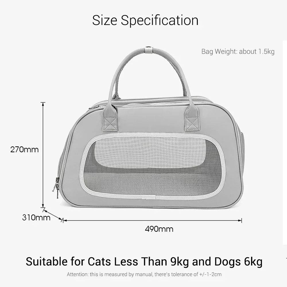 

Переносная сумка для собак и кошек, складная, непромокаемая, для путешествий, воздухопроницаемая, маленькая
