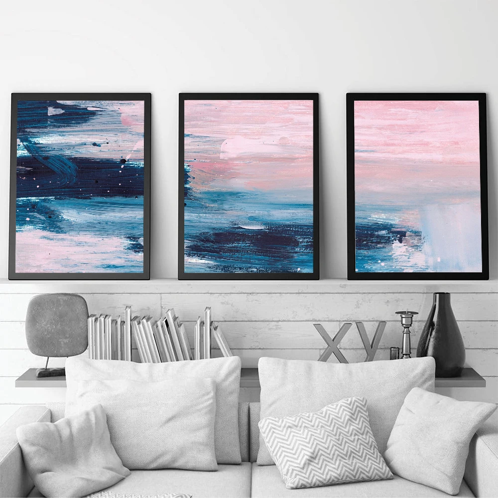 

Nature Seascape Oil Painting Prints Abstract Landscape Canvas Posters Nordic Modern Art Wall Art Picture Living Room Home Decor