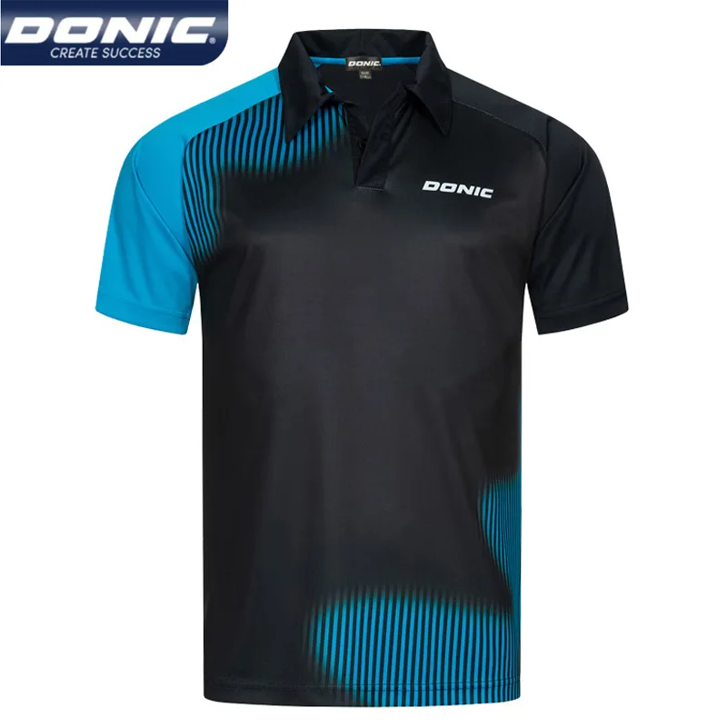 DONIC Table Tennis Jersey Men Women Breathable Short Sleeve Ping Pong T-shirt Quick Dry Sports Shirt sport t shirt badminton table tennis clothes set