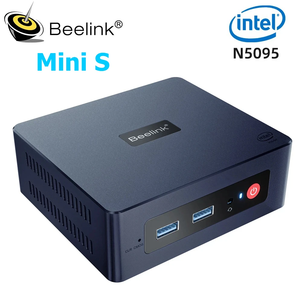2022 Beelink Mini S Windows 11 Intel 11th Gen N5095 Mini PC DDR4 8GB 128GB  SSD mini pc gamer VS U59 GK MINI GK3V J4125 beelink