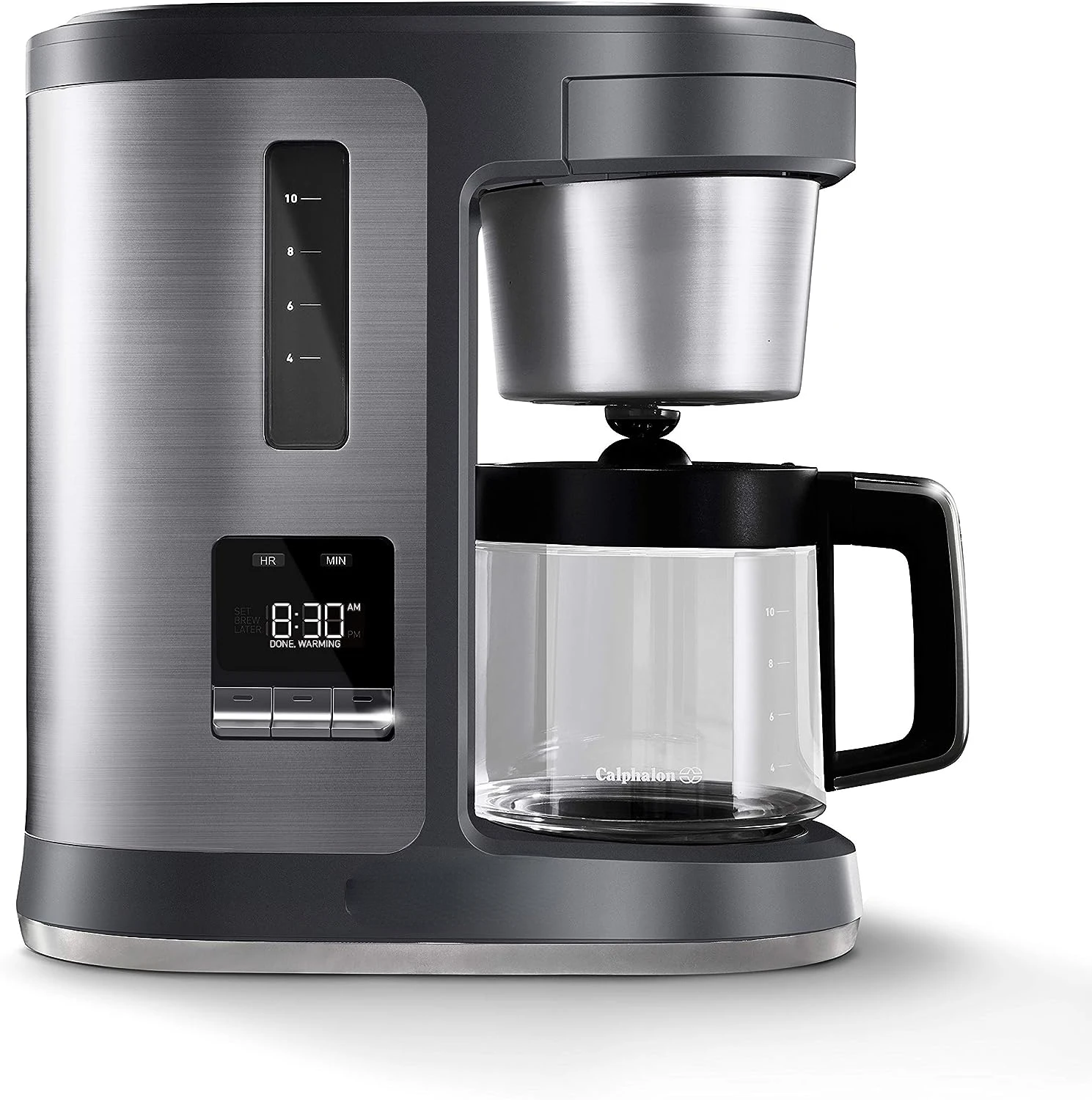 

Perfect-Brew 10-Cup Coffee Maker, Dark Stainless Steel