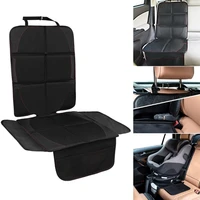 G99F Universal Car Seat Protective Cover with Storage Bag Children Safety Seat Anti-Slip Anti-Scratch Mat Pads for-Baby Kids 1