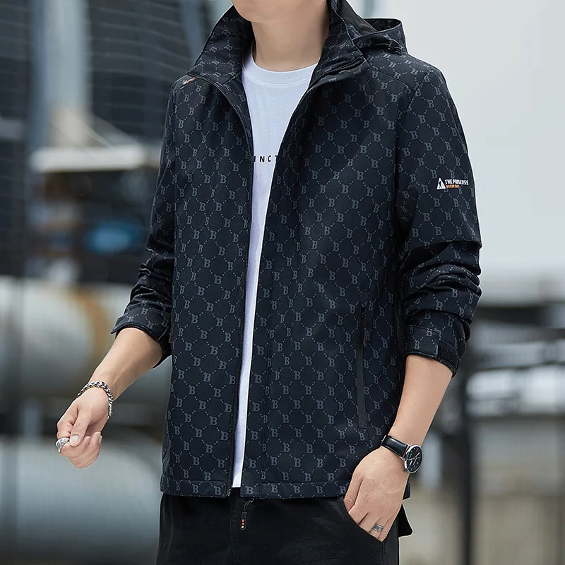 Fashion Mens Jackets Coat New Spring Autumn Men Casual Hooded Jacket  Windbreaker Outerwear Male Clothes Plus Size M 3XL From Hua356, $4.31