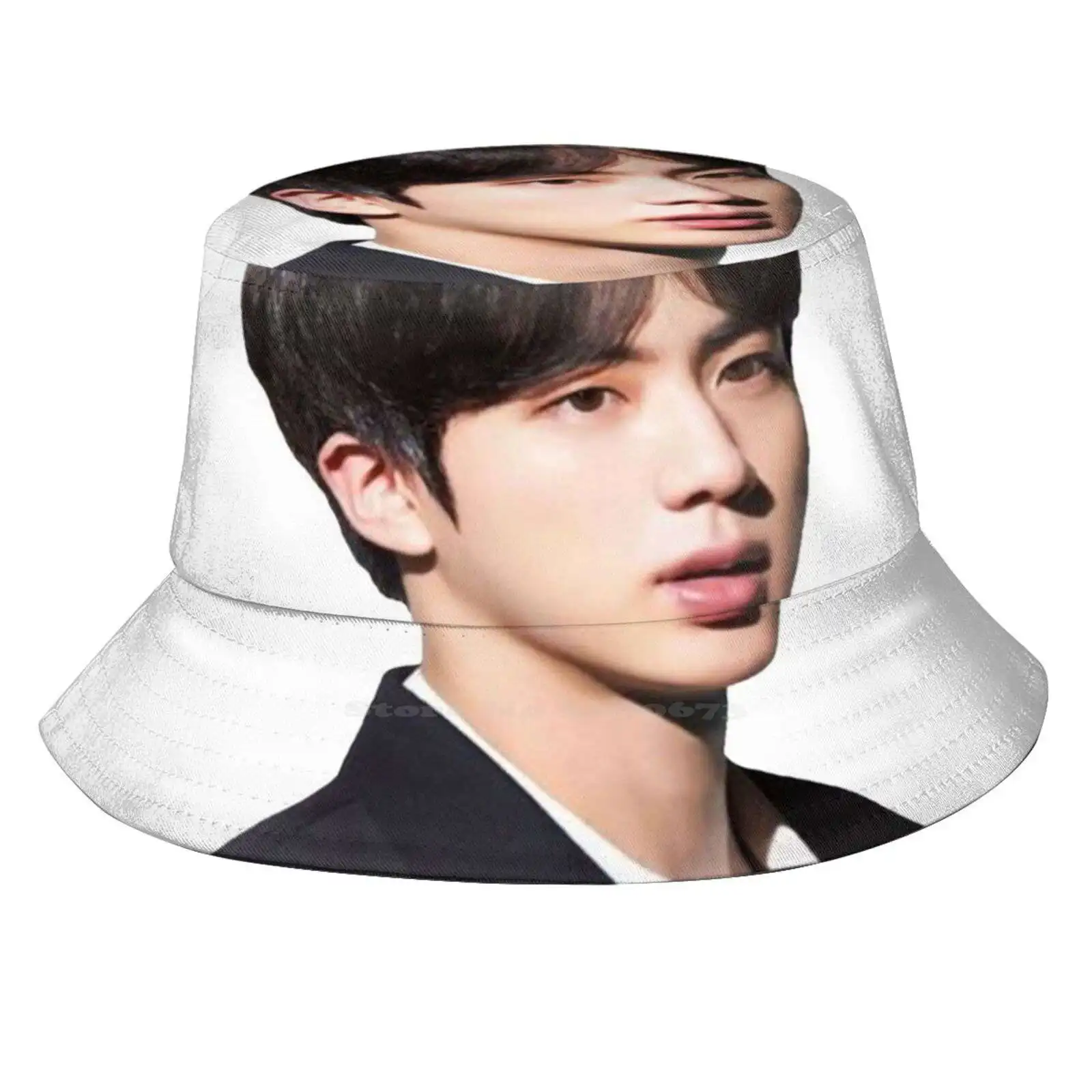 Шапка рыбака унисекс с принтом фонари Цзинь (Seokjin)