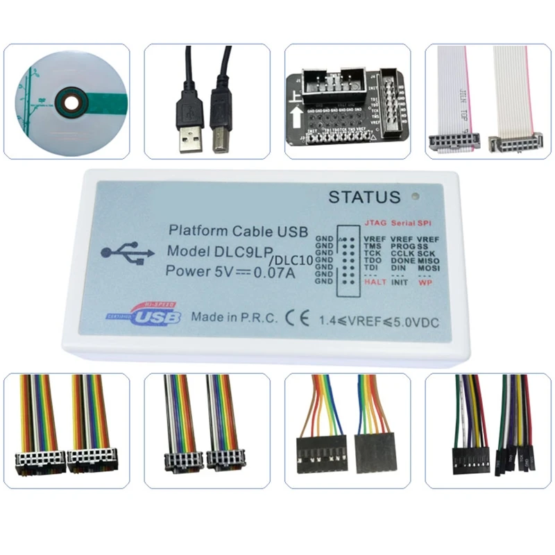 Xilinx Pour Xilinx Downloader Line Dlc9 Emulator Debugger Platform Cable Fpga Dlc9lp 