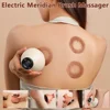 Electric Guasha Massager Meridian Brush Relieve Fatigue Back Neck Massage Relax Muscles Bian Stone Guasha Tool Physiotherapy 1
