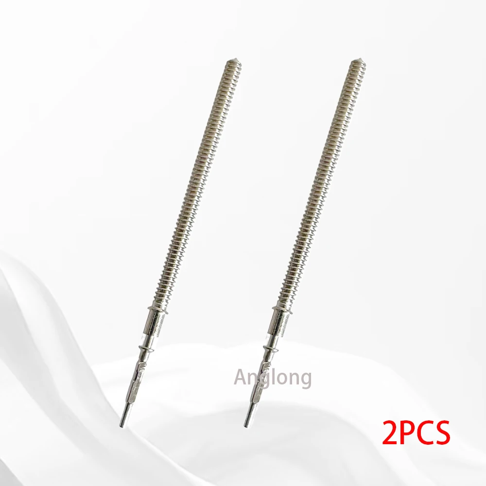 Premium Steel Stem Crown Kit for Watch Movements - High-Quality Watch Parts and Tools