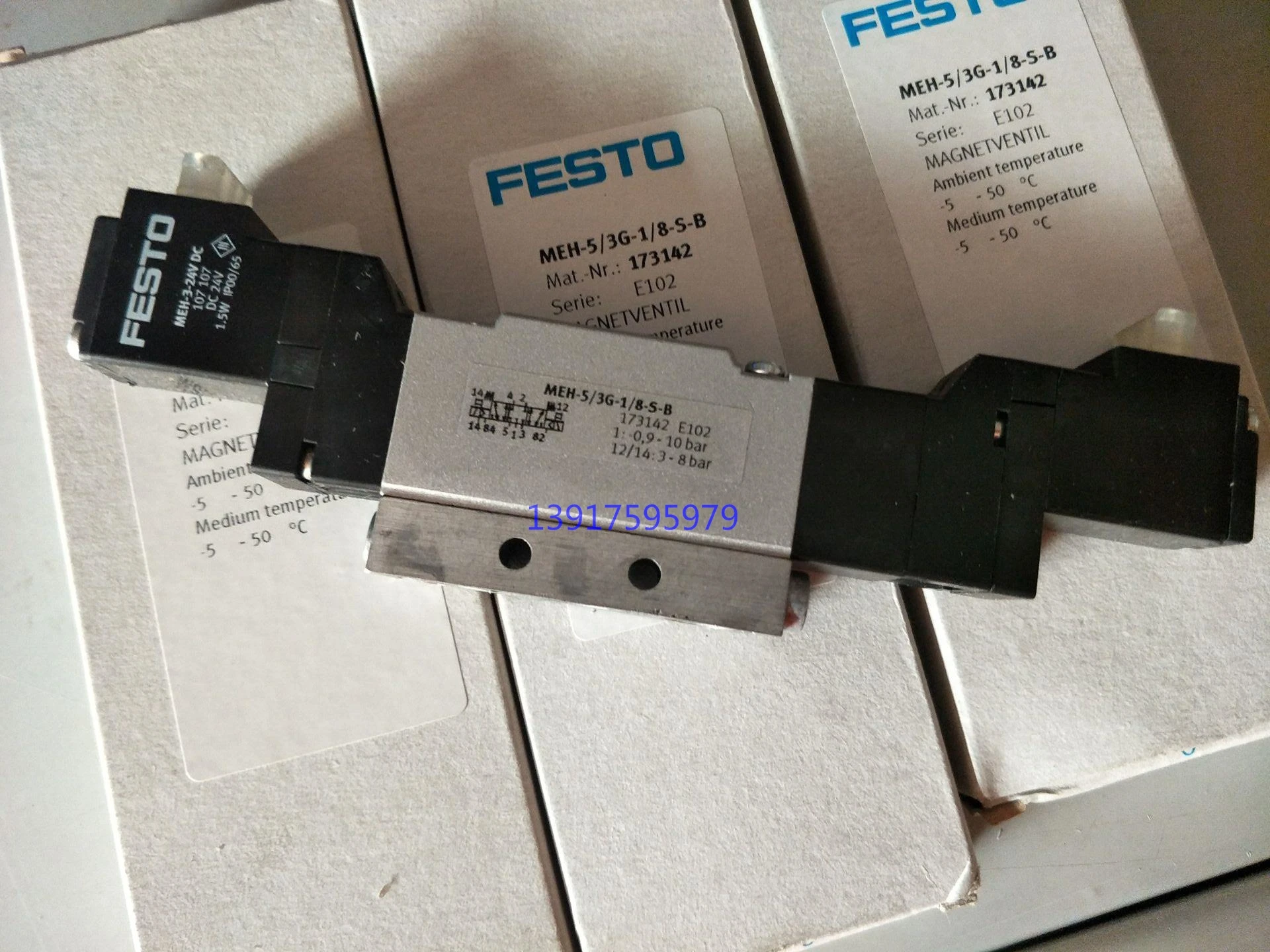 

Original FESTO Solenoid Valve JMEBH-5/2-1/8-B 173034 In Stock