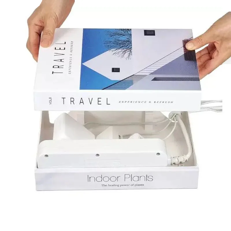 ABS Book Shape Cord Organizer Cable Management Box