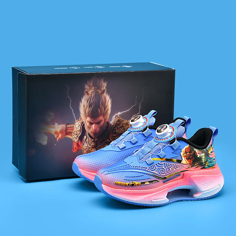 Basketball Shoes For Kids Lightweight Non-slip Breathable Mesh_voghion.com