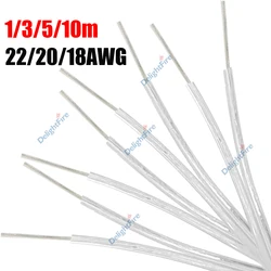 Transparent 2 - Pin Speaker Wire for Audio and LED Systems