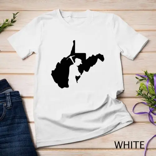 Угольная Майнер Западной Вирджинии с государственным и стандартным дизайном, футболка унисекс Угольная Майнер Западной Вирджинии с государственным и стандартным дизайном, футболка унисекс