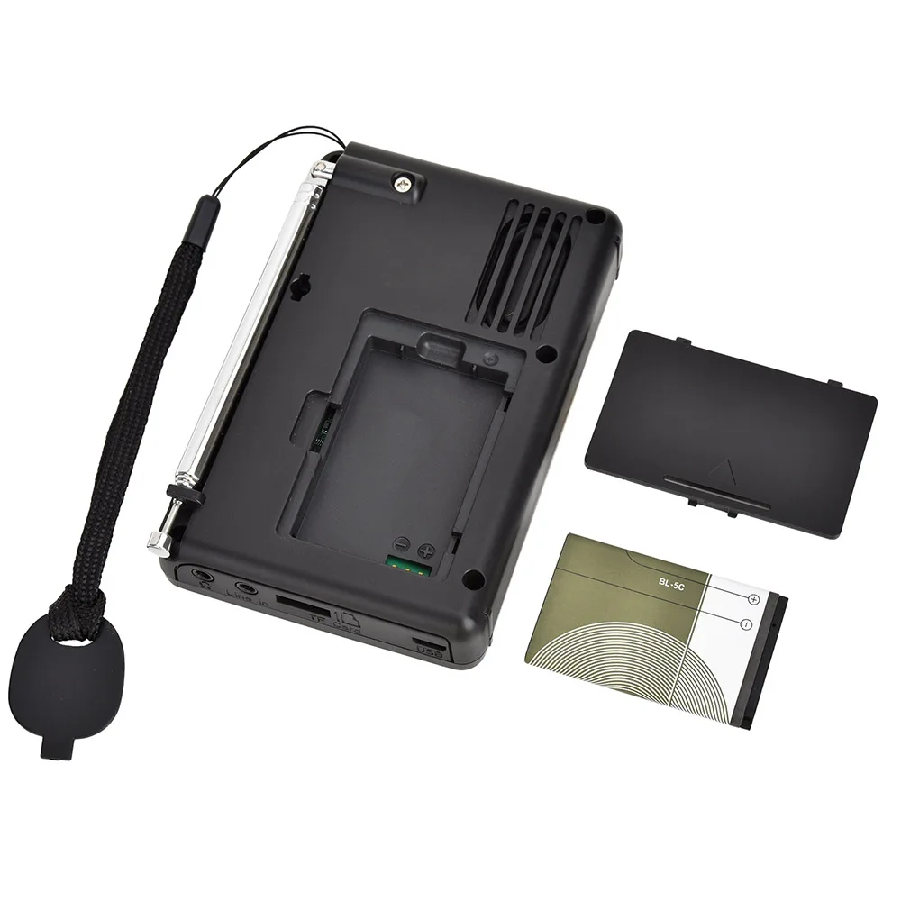 Description Picture 4 of itemHRD-603 Radio set Portable Radio AM/FM/SW/BT/TF Pocket Radio USB MP3 Digital Recorder Support TF Card Bluetooth