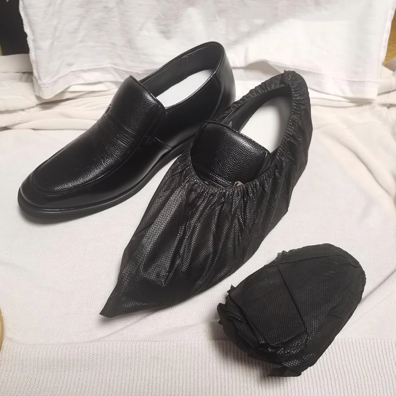 Shoe Covers Disposable 100Pack Non Slip Boot Booties Covers Durable Foot Shoe Protectors shoe covers disposable shoe covers for Indoors Outdoors Home Floors Carpet