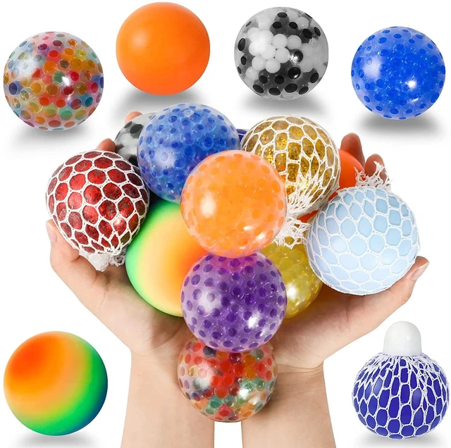 Balle Anti-Stress Fidget Toy, XiXiRan 12pcs Boule Stressantes