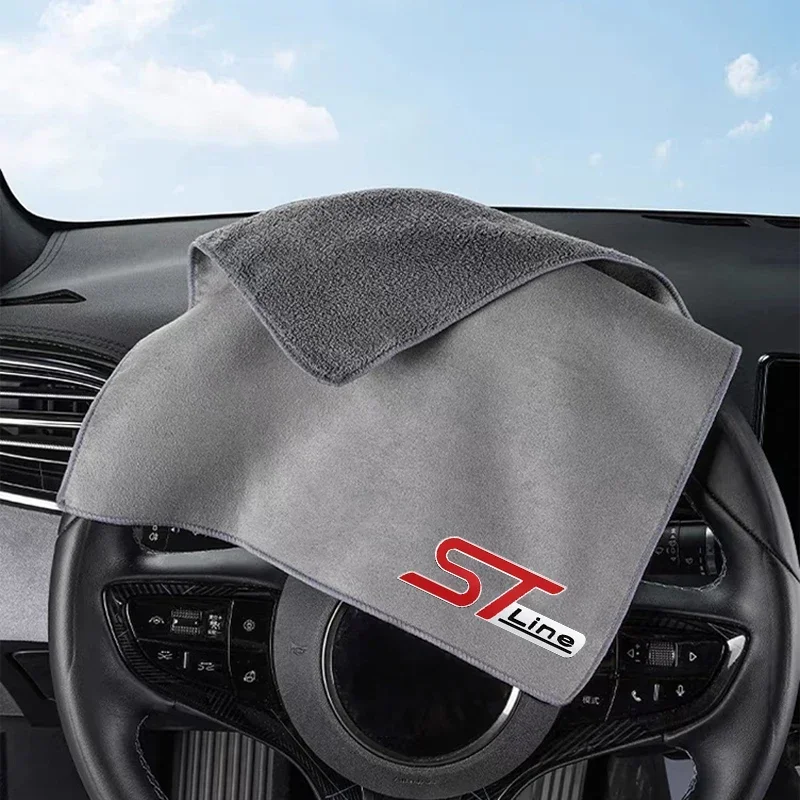 Microfiber Towel Microfiber Cleaning Cloths Microfiber Car Towel Microfiber Towels Microfiber Washing Towel Car Drying Towel Drying Cloth Glass Cleaning Towel Car Microfiber Cleaning Towel Car Drying Towel Auto Washing Tools For Ford ST Line Focus Mk4 MK3 4 EDGE Puma Fiesta Mondeo MK5