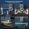 Xwitzeal Q1 Mobile Phone IC Chip Grinding Machine, Desktop Automatic Grinding 26000r/m Rotary Tool Kits for Phone Repair 2