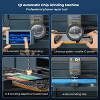 Xwitzeal Q1 Mobile Phone IC Chip Grinding Machine, Desktop Automatic Grinding 26000r/m Rotary Tool Kits for Phone Repair 2