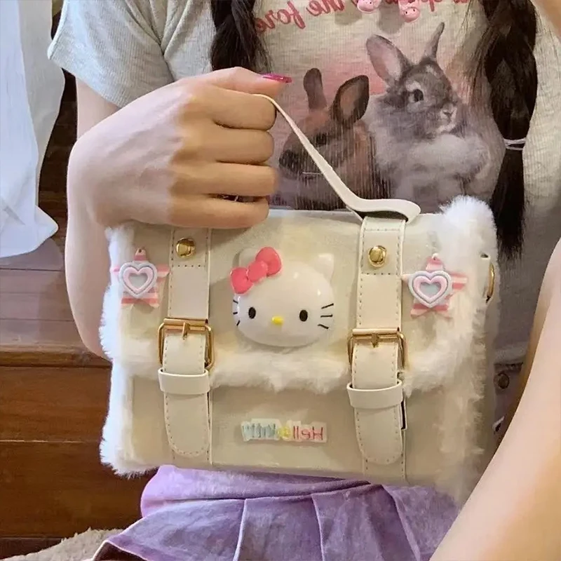 New Cute Women Sanrio Hello Kitty Handbag Y2K Spicy Girl