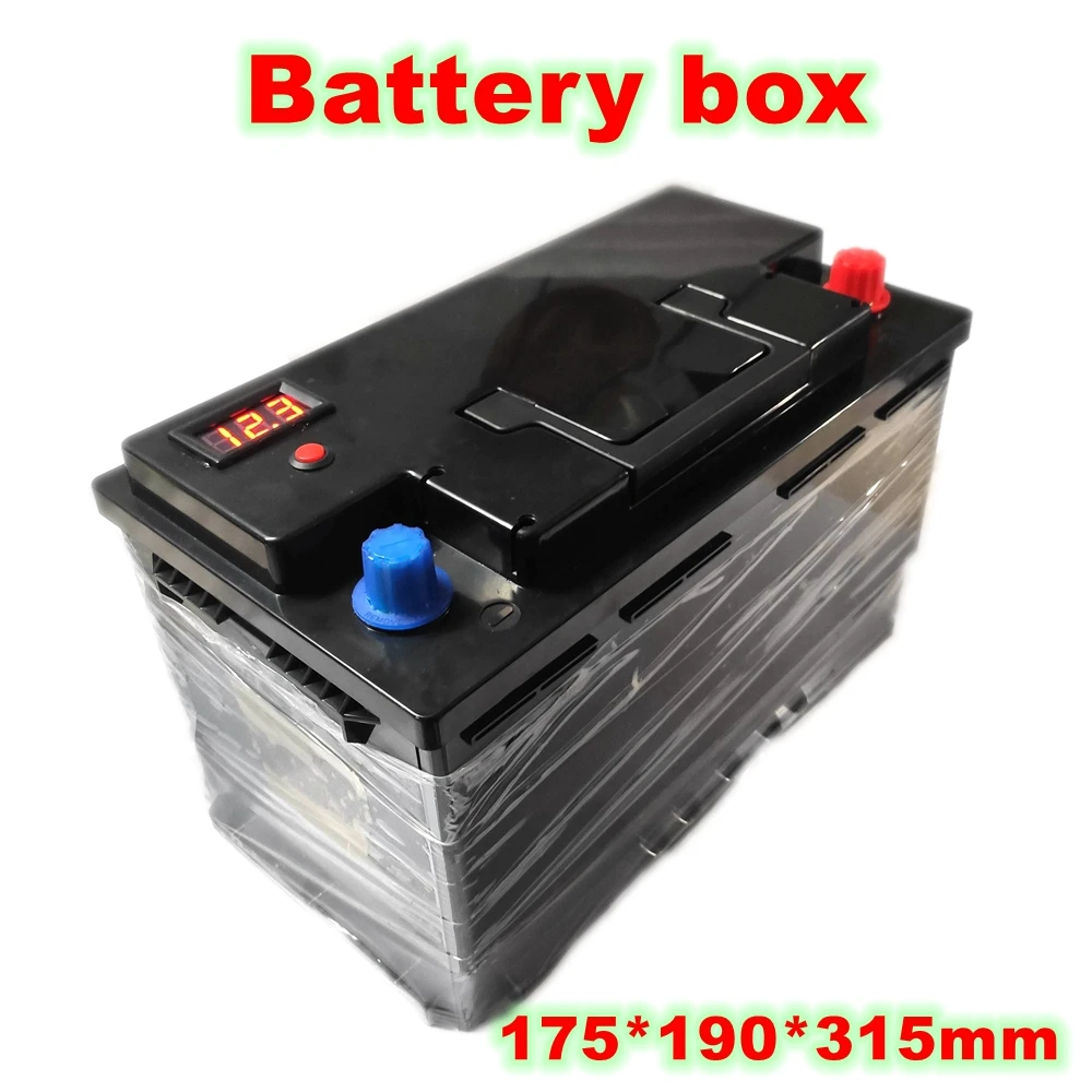 

battery case12v 100Ah 120Ah 50Ah 60AH High quality ABS battery box for 24V 50AH 20Ah 48V lifepo4 li ion LTO lead acid battery