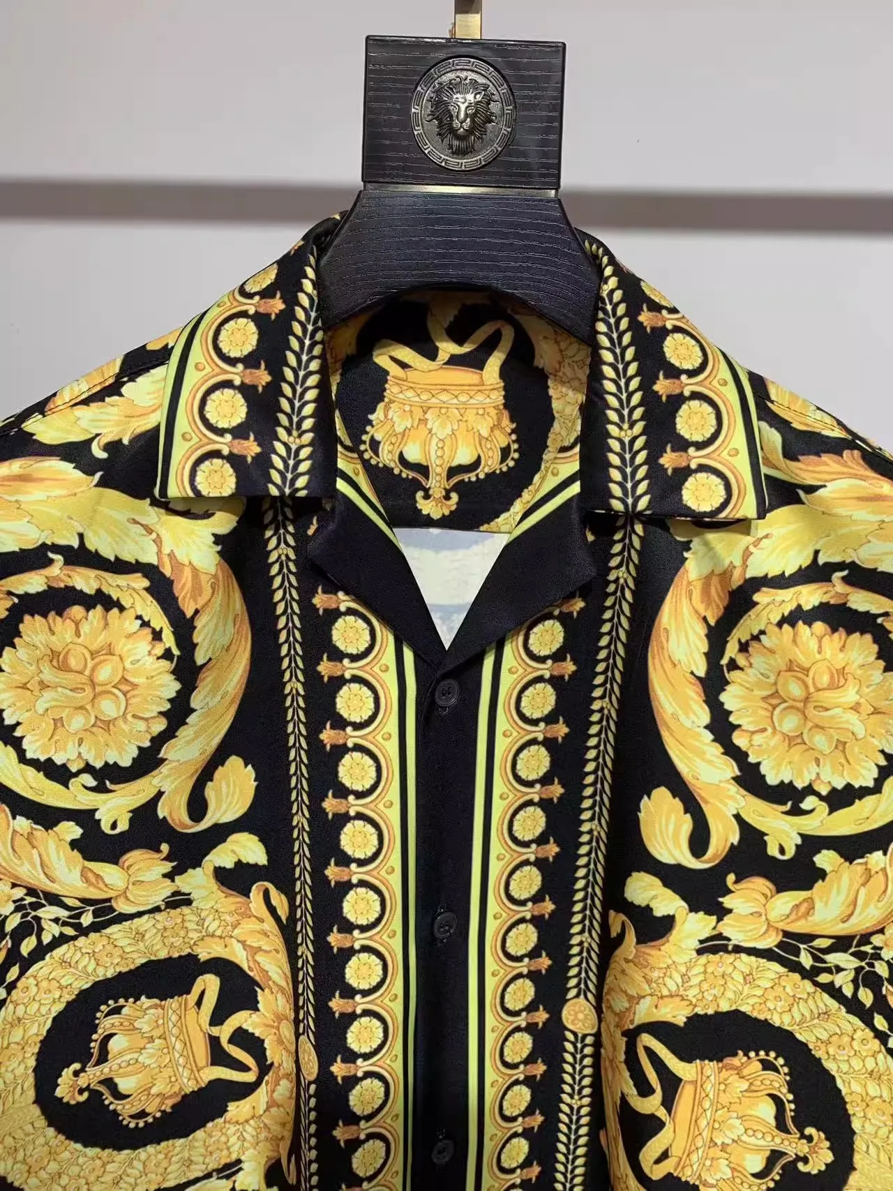 A03821 Fashion Men's Shirts Runway Luxury famous Brand European Design party style Men's Clothing