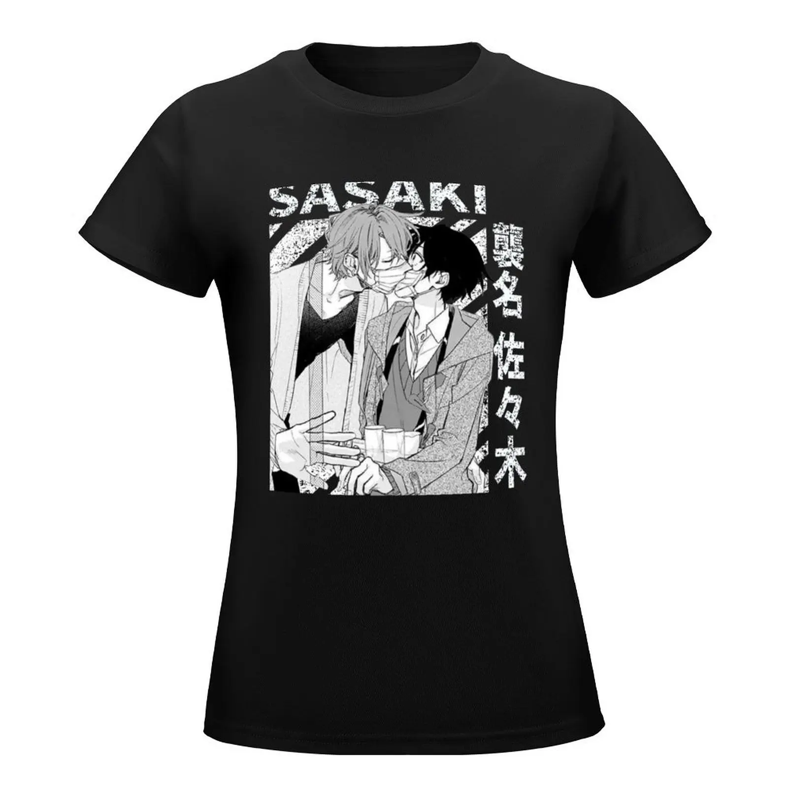Фото Футболка Sasaki Shuum и Miyano Yoshikazu - Sasaki to Miyano - Sasaki и Miyano, милая одежда, женское платье-футболка №5