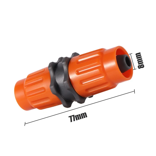3/8 "Csöves Csatlakozó Teleszkópos Cső 8/11 Mm -Es Tömlőjavítás Tengelykapcsoló -Öntözési Vízcsövek Narancssárga - Image 2