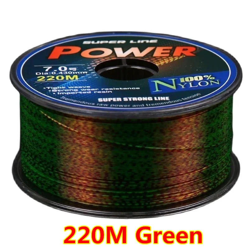 50M New Outdoor Strong Power Super Monofilament Flurocarbon