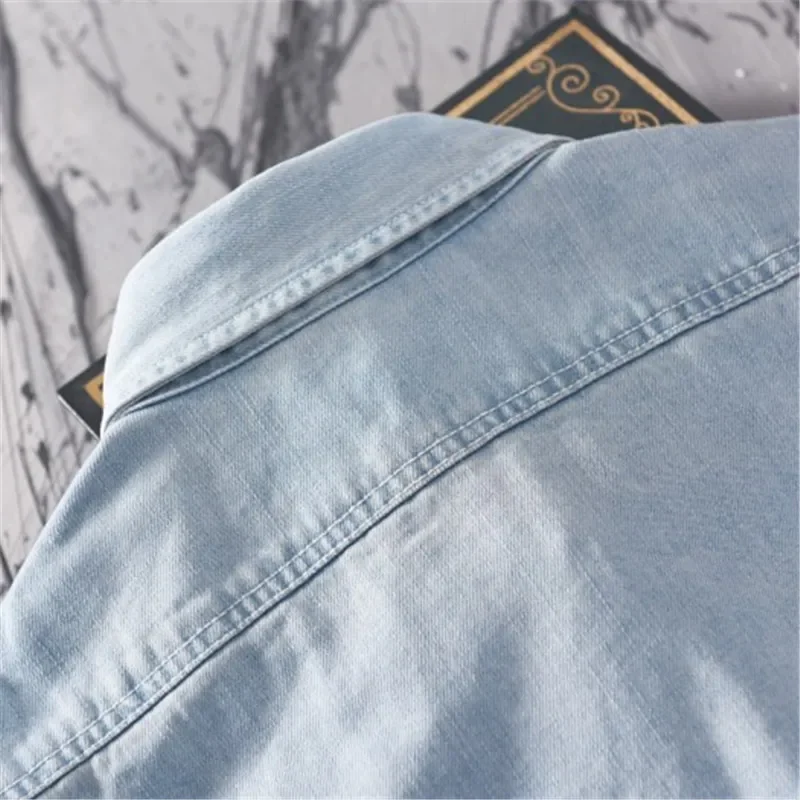 Denim Shirt Long Sleeve For Men
