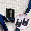 1PCS Tennis Racket Wall Mounted Racket Rack Vertical Display Stand Stainless Steel Wall Hook Badminton Racket Holder 2