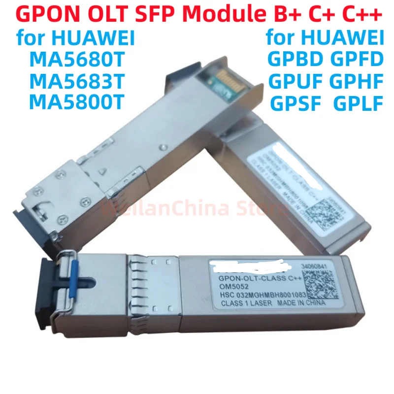 Оптический модуль GBIC OM5052 GPON OLT CLASS C ++ SFP для HUAWEI MA5680T MA5683T MA5800 GPUF GPHF GPSF GPBD GPFD GPLF