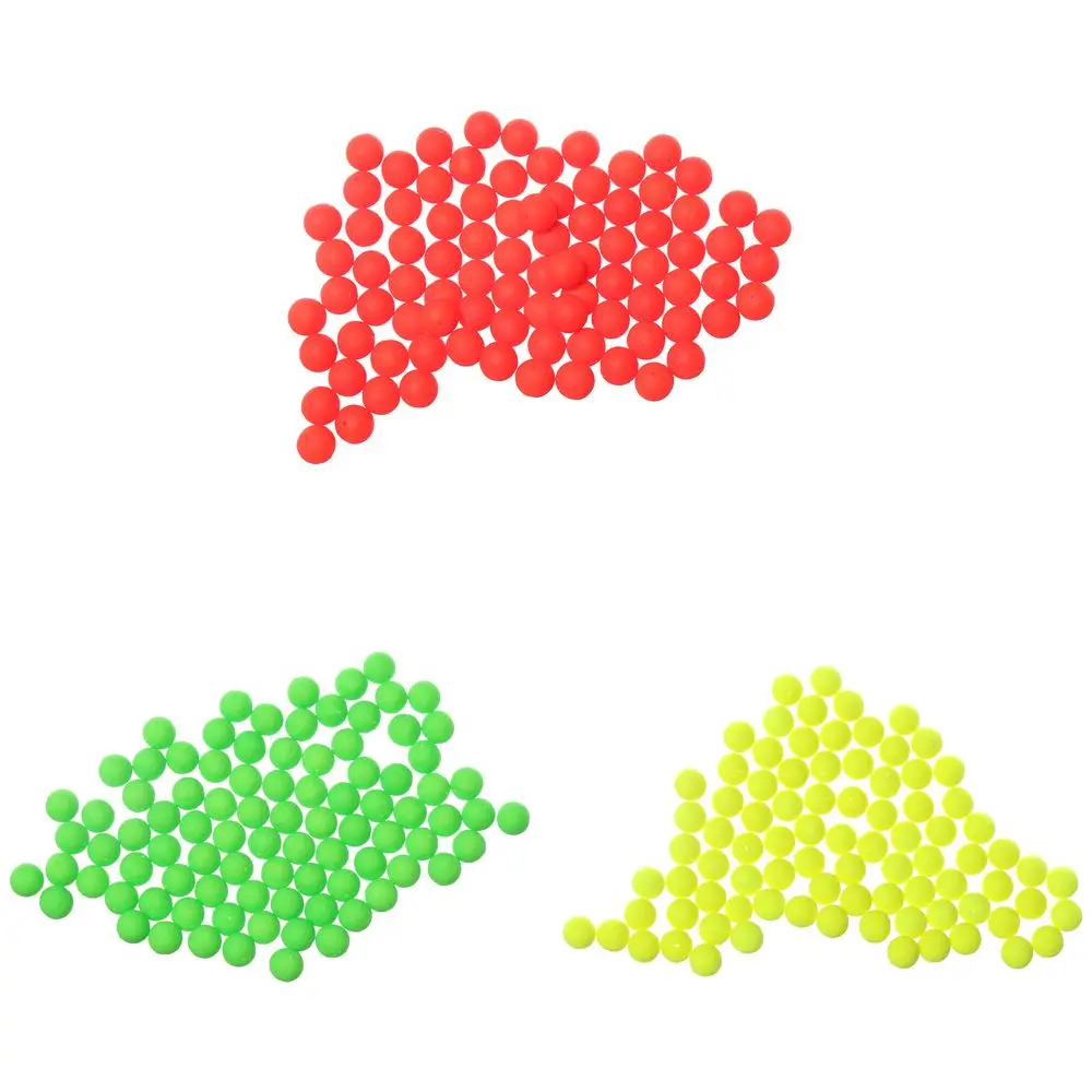100Pcs/Bag S M L Foam Fishing Floats Ball Beads EPS Fishing Floats Beans Bottom Rig Rigging Material Tackle Accessories