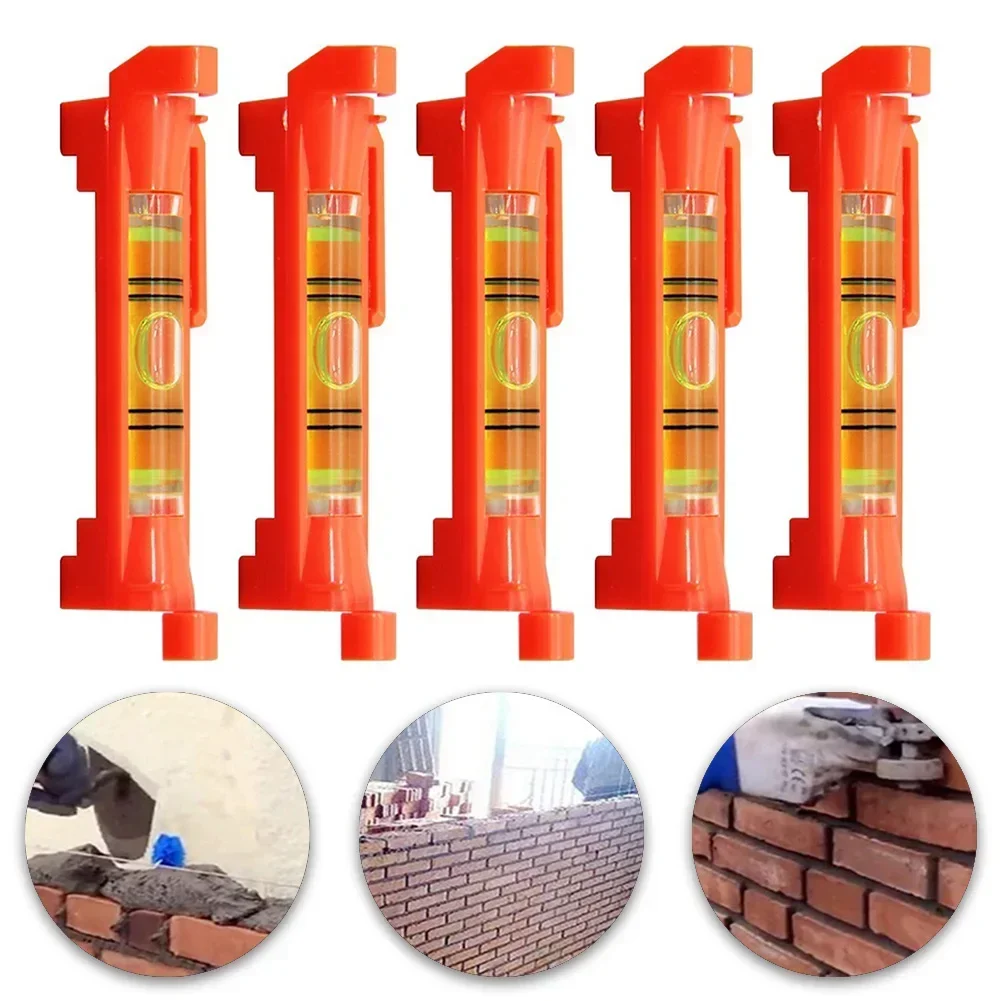 Line Hanging Bubble Level Gradienter 2/5pcs For Building Construction String Level Mini Horizontal Bubble Levels Tools