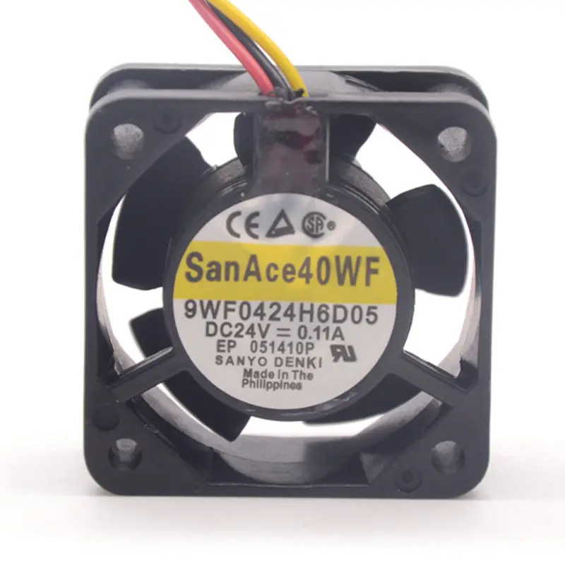

For Sanyo 9WF0424H6D05 4020 DC 24V 0.11A 3-P axial cooling fan waterproof