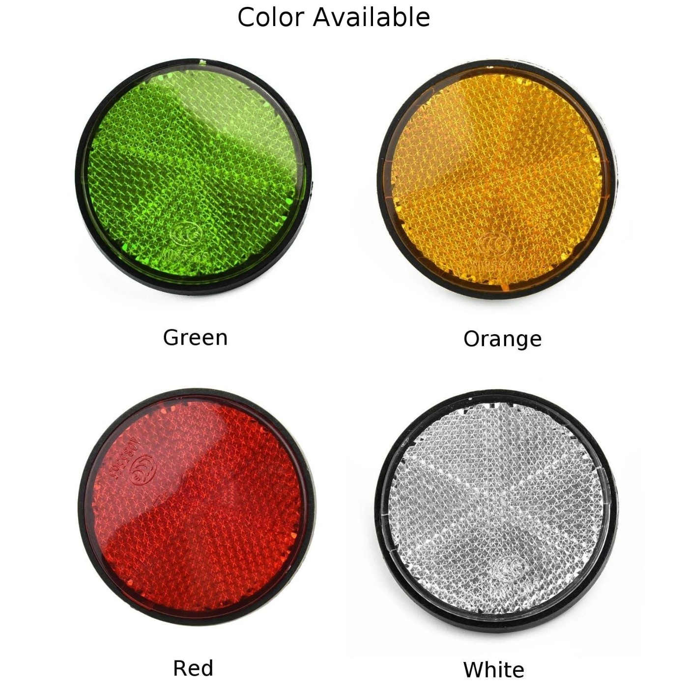 56mm Warning Bike Bicycle Round Reflector Reflective Light Bike Spoke