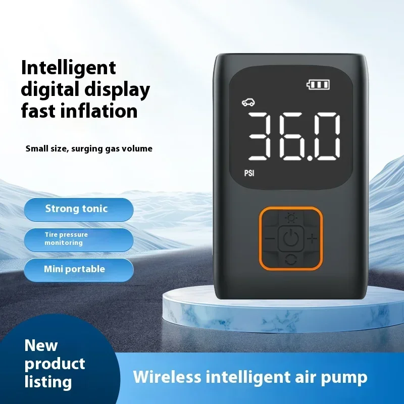 Cordless Car Air Pump intelligent digital display